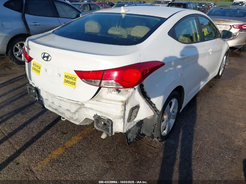 2013 Hyundai Elantra Gls VIN: 5NPDH4AE5DH451137 Lot: 43339964