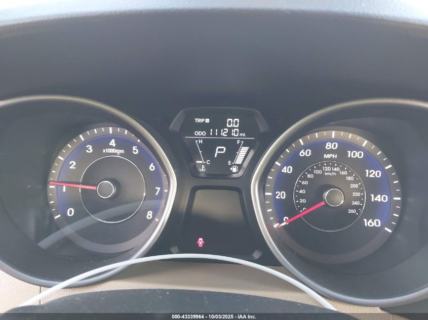 2013 Hyundai Elantra Gls VIN: 5NPDH4AE5DH451137 Lot: 43339964