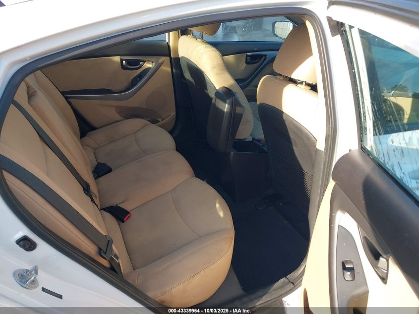 2013 Hyundai Elantra Gls VIN: 5NPDH4AE5DH451137 Lot: 43339964