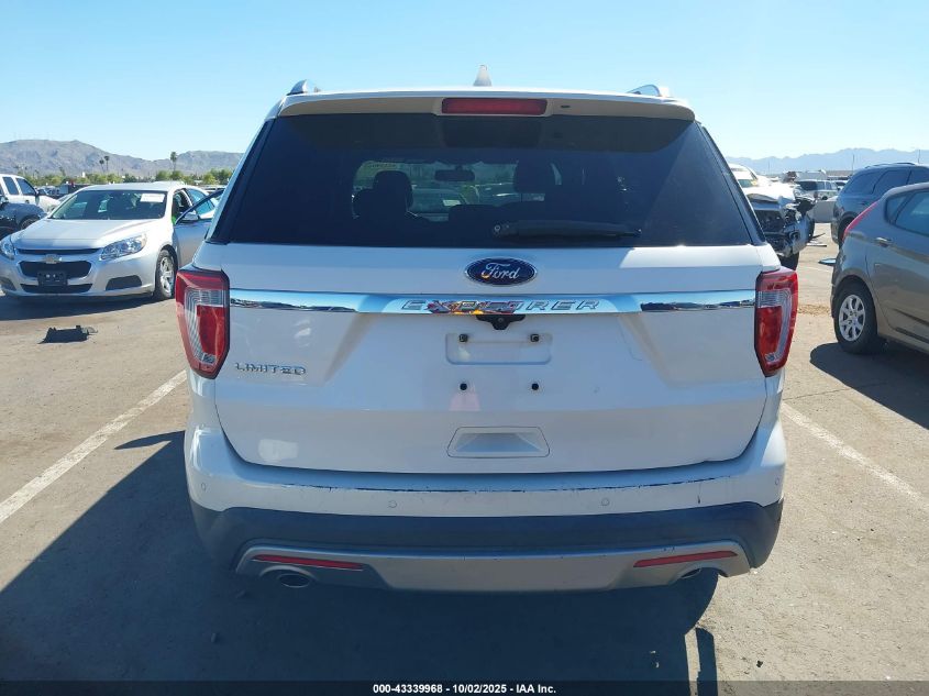 2017 Ford Explorer Limited VIN: 1FM5K7F85HGC23459 Lot: 43339968