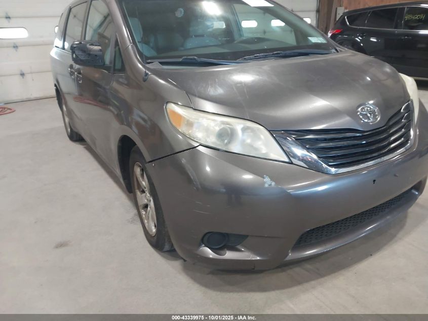 2011 Toyota Sienna Le V6 VIN: 5TDKK3DC5BS076922 Lot: 43339975