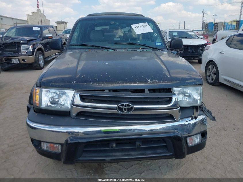 2001 Toyota 4Runner Sr5 V6 VIN: JT3GN86R210199174 Lot: 43339988