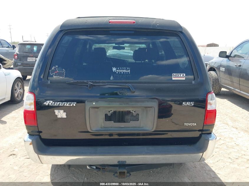 2001 Toyota 4Runner Sr5 V6 VIN: JT3GN86R210199174 Lot: 43339988