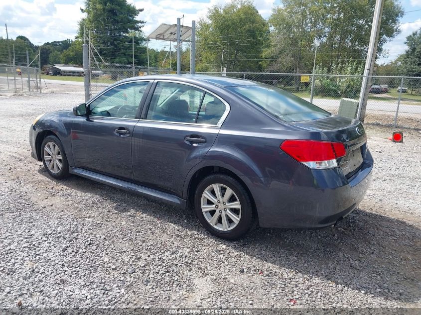 2010 Subaru Legacy 2.5I Premium VIN: 4S3BMCB61A3229853 Lot: 43339995
