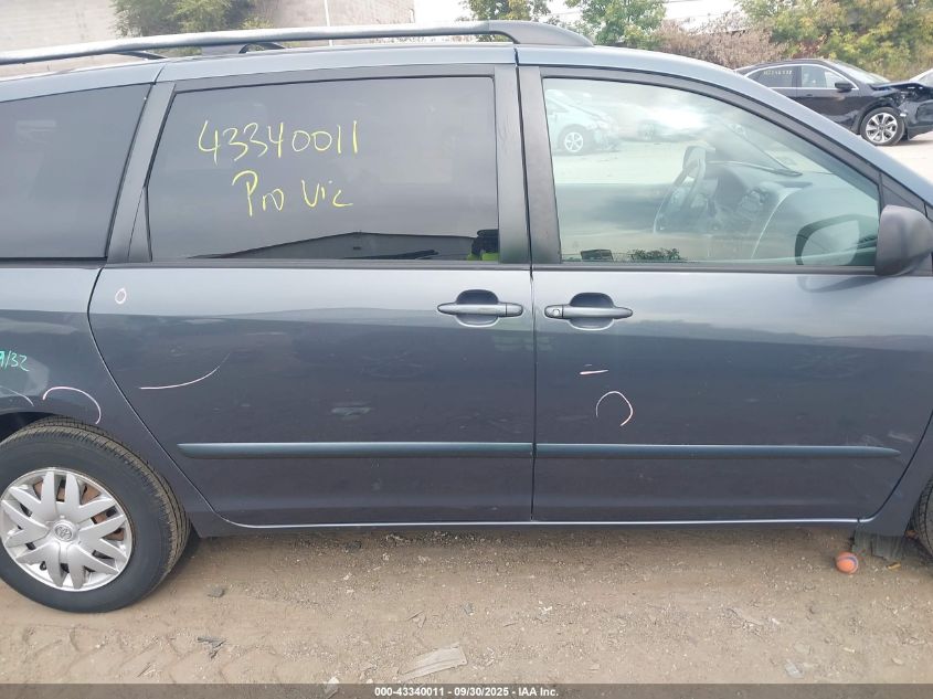 2007 Toyota Sienna Le VIN: 5TDZK23CX7S080871 Lot: 43340011