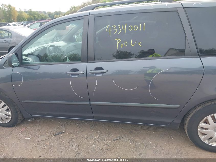 2007 Toyota Sienna Le VIN: 5TDZK23CX7S080871 Lot: 43340011