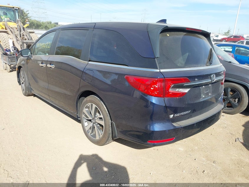 2023 Honda Odyssey Touring blue van gasoline 5FNRL6H87PB046402 photo #4