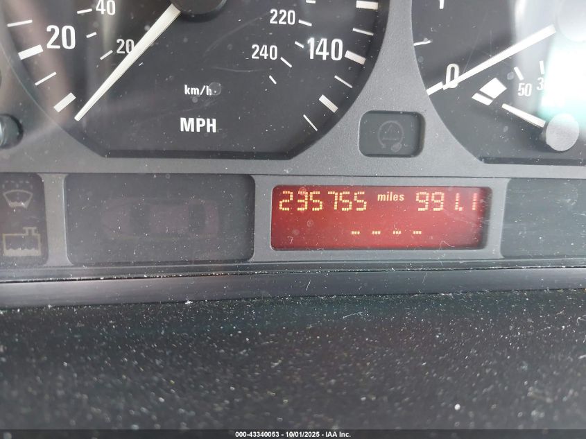 1999 BMW 328I VIN: WBAAM533XXEJ40062 Lot: 43340053