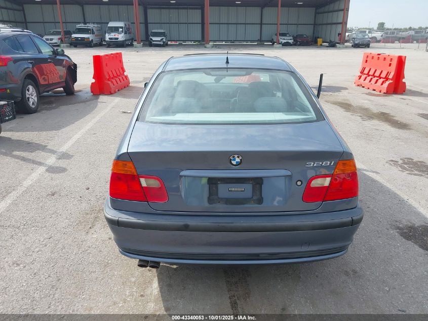 1999 BMW 328I VIN: WBAAM533XXEJ40062 Lot: 43340053