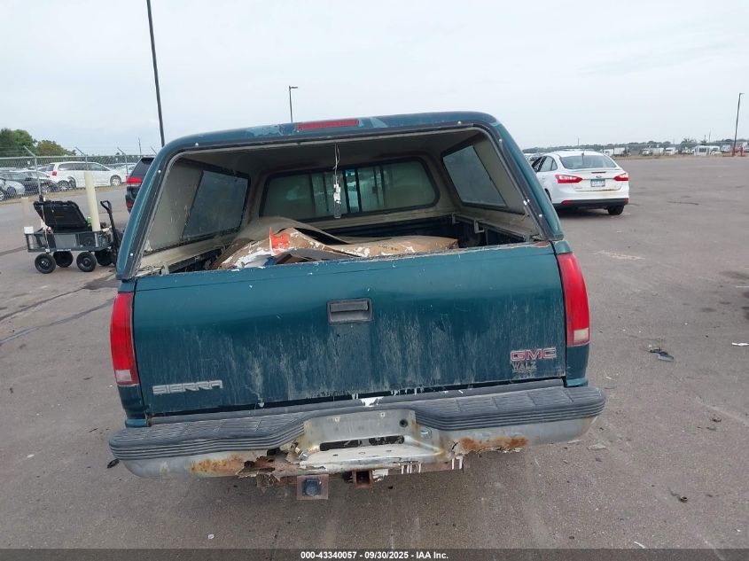 1998 GMC Sierra 1500 Sl Wideside VIN: 1GTEC14R4WZ528950 Lot: 43340057