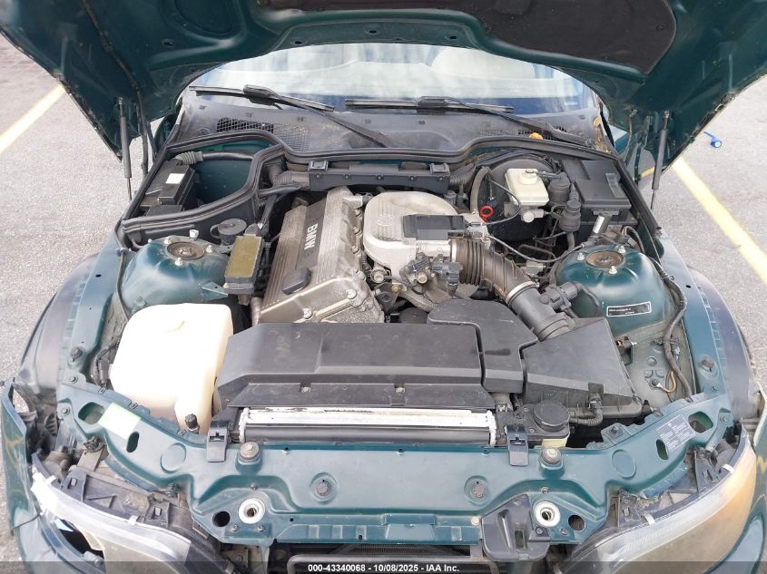 1997 BMW Z3 1.9L Roadster VIN: 4USCH7328VLB80648 Lot: 43340068