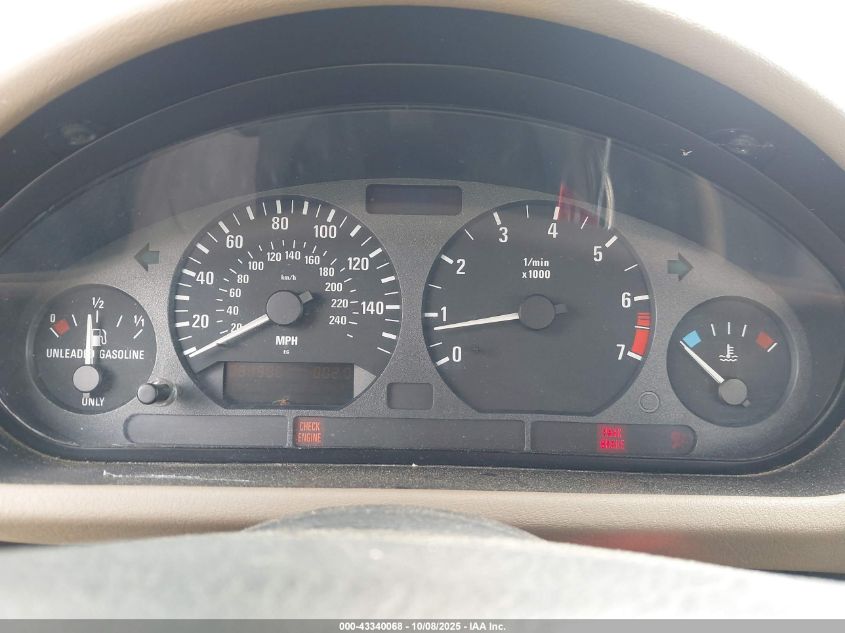 1997 BMW Z3 1.9L Roadster VIN: 4USCH7328VLB80648 Lot: 43340068