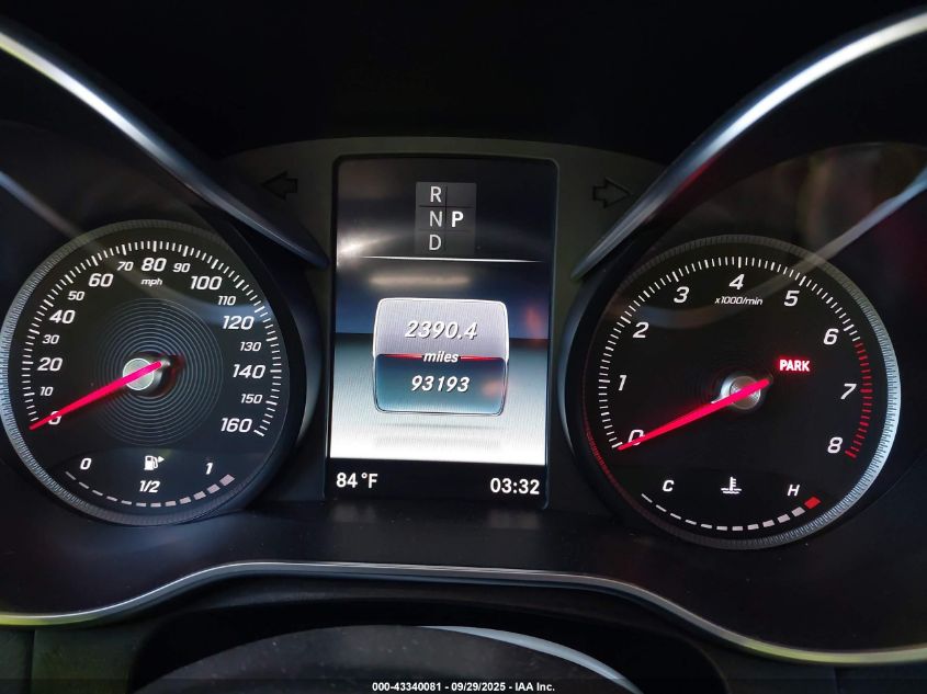 2019 Mercedes-Benz Glc 300 VIN: WDC0G4JB0KV117659 Lot: 43340081