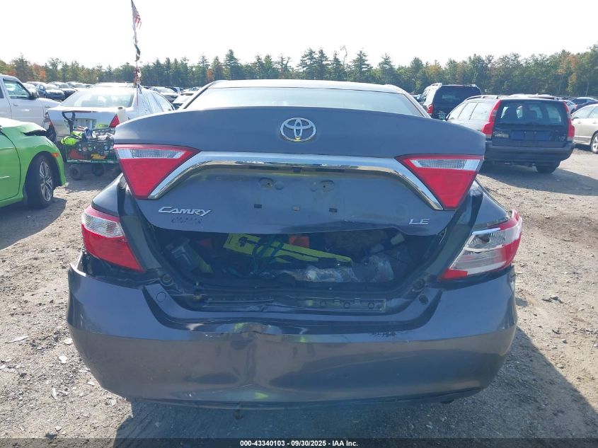 2016 Toyota Camry Le VIN: 4T4BF1FK1GR575105 Lot: 43340103