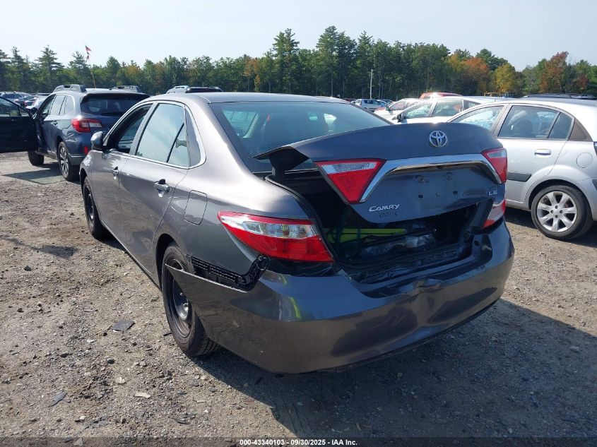 2016 Toyota Camry Le VIN: 4T4BF1FK1GR575105 Lot: 43340103
