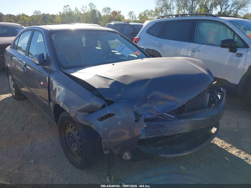 2007 Kia Optima Lx VIN: KNAGE123475133710 Lot: 43340104