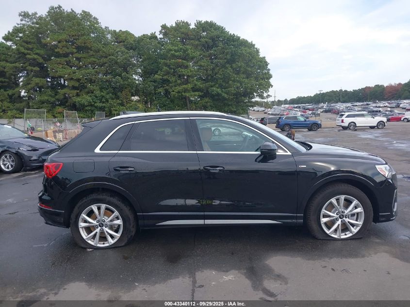 2025 Audi Q3 Premium 45 Tfsi S Line Quattro Tiptronic VIN: WA1DECF37S1092804 Lot: 43340112