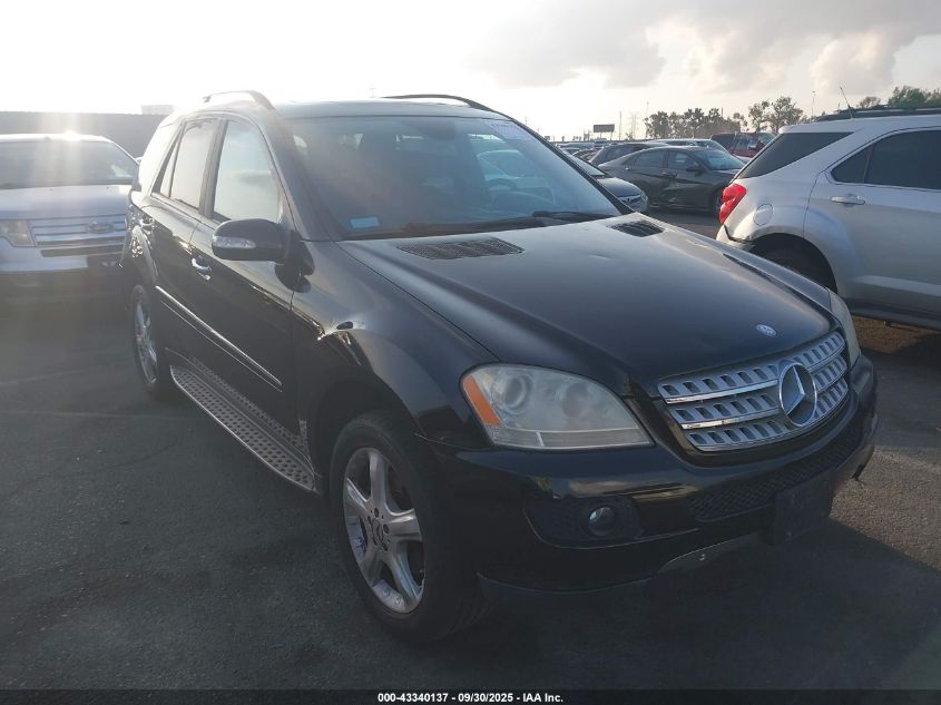2007 Mercedes-Benz Ml 350 4Matic VIN: 4JGBB86E47A292627 Lot: 43340137