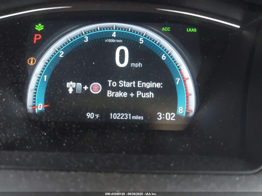 2016 Honda Civic Ex VIN: 19XFC2F81GE053897 Lot: 43340138