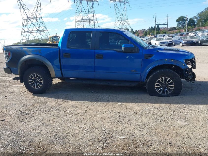 2012 Ford F-150 Svt Raptor VIN: 1FTFW1R66CFC87139 Lot: 43340153