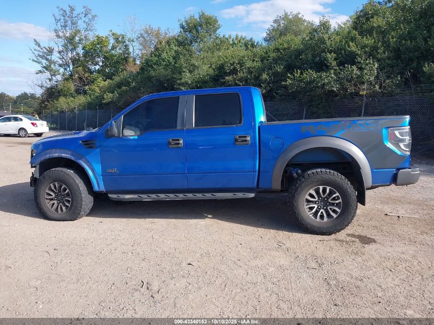 2012 Ford F-150 Svt Raptor VIN: 1FTFW1R66CFC87139 Lot: 43340153