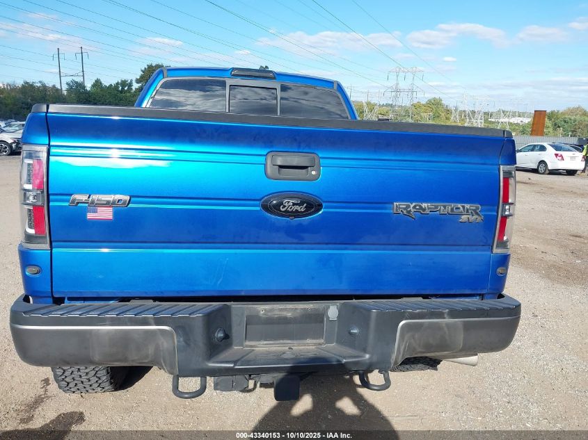 2012 Ford F-150 Svt Raptor VIN: 1FTFW1R66CFC87139 Lot: 43340153