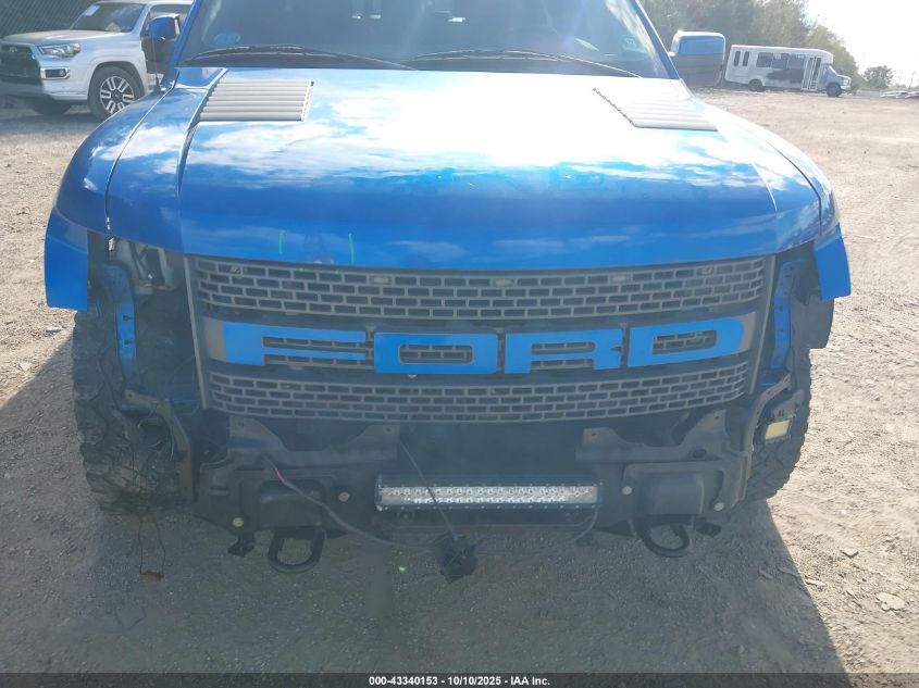 2012 Ford F-150 Svt Raptor VIN: 1FTFW1R66CFC87139 Lot: 43340153