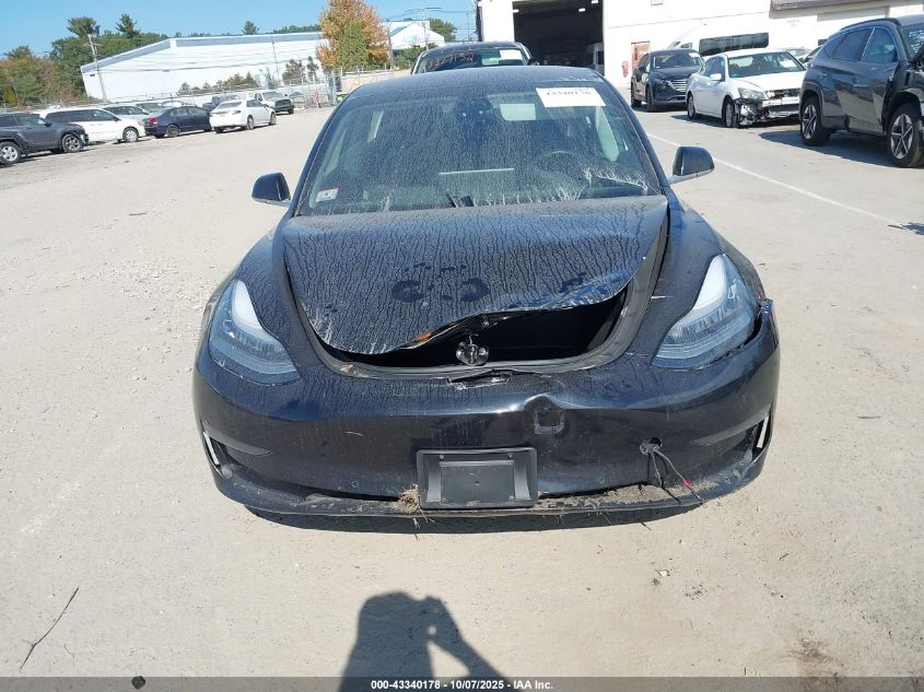 2018 Tesla Model 3 Long Range/Performance VIN: 5YJ3E1EB3JF099124 Lot: 43340178