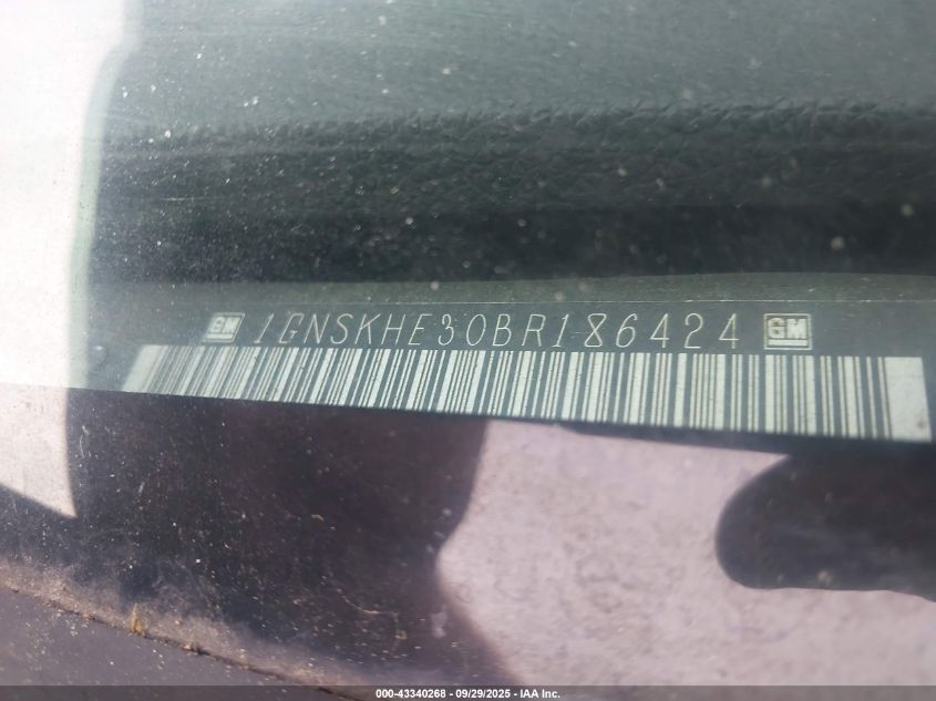 2011 Chevrolet Suburban 1500 Ls VIN: 1GNSKHE30BR186424 Lot: 43340268