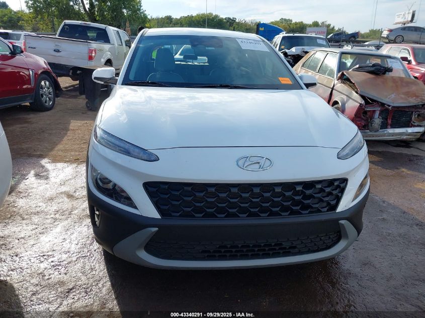 2022 Hyundai Kona Se VIN: KM8K22AB2NU771666 Lot: 43340291