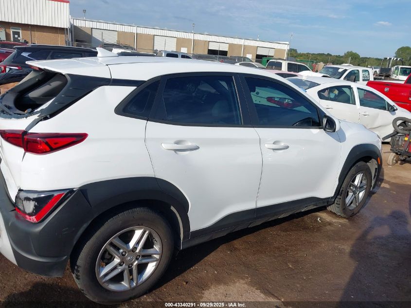 2022 Hyundai Kona Se VIN: KM8K22AB2NU771666 Lot: 43340291