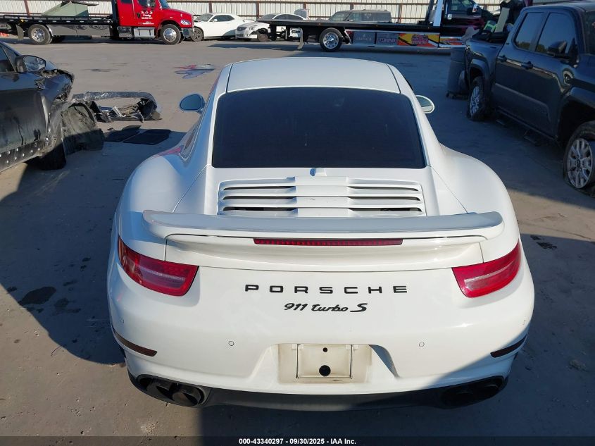 2014 Porsche 911 Turbo S VIN: WP0AD2A96ES167783 Lot: 43340297
