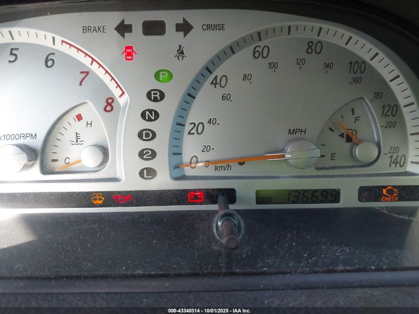 2002 Toyota Camry Se VIN: 4T1BE32K32U047878 Lot: 43340314