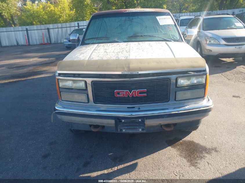 1992 GMC Sierra K2500 VIN: 2GTFK29K5N1526110 Lot: 43340333