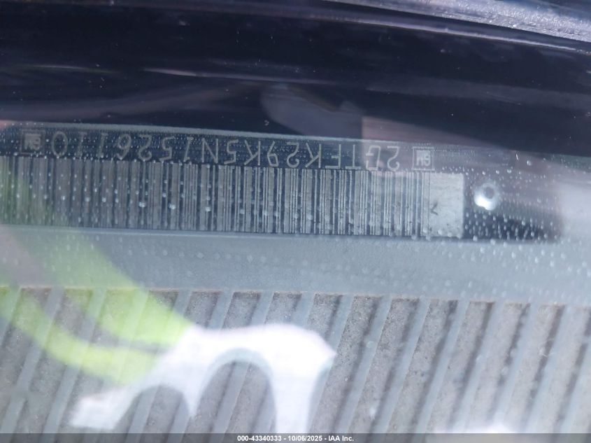 1992 GMC Sierra K2500 VIN: 2GTFK29K5N1526110 Lot: 43340333