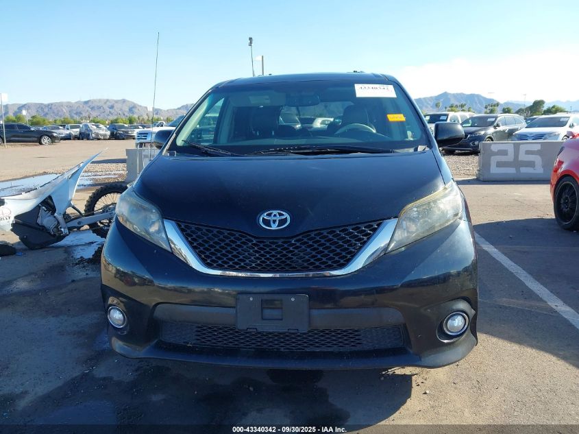 2014 Toyota Sienna Se 8 Passenger VIN: 5TDXK3DC4ES508085 Lot: 43340342