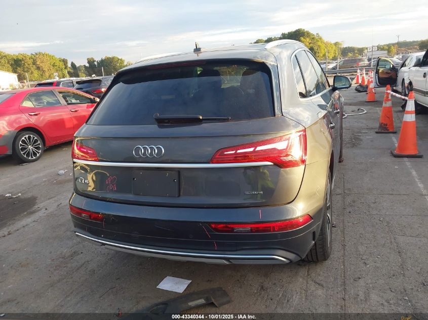 2021 Audi Q5 Premium Plus 45 Tfsi Quattro S Tronic VIN: WA1BAAFYXM2042690 Lot: 43340344