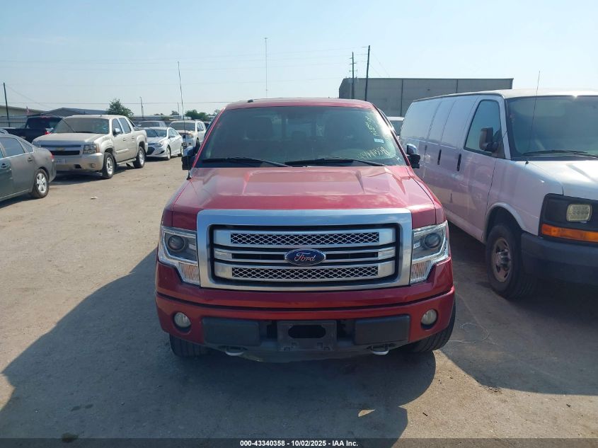 2013 Ford F-150 Platinum VIN: 1FTFW1EF0DFA22854 Lot: 43340358