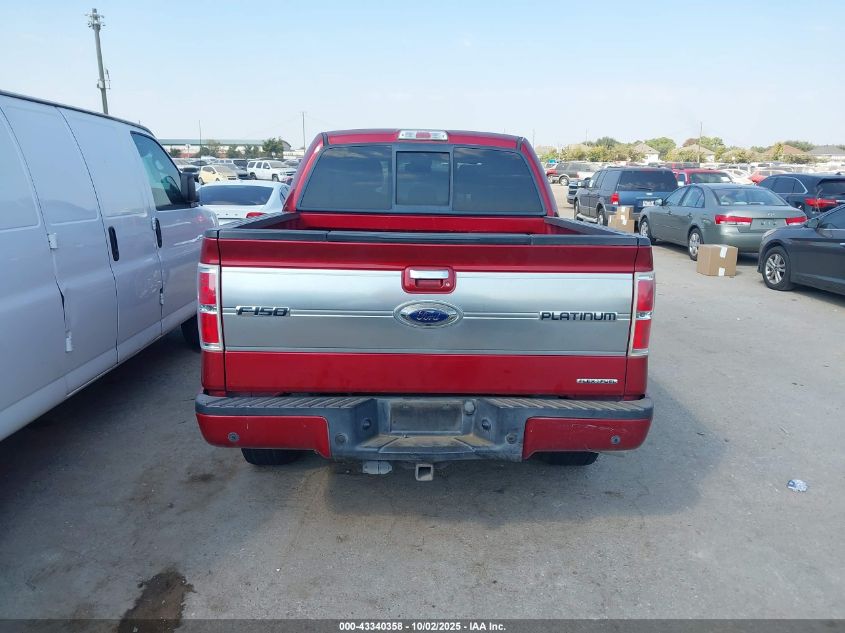 2013 Ford F-150 Platinum VIN: 1FTFW1EF0DFA22854 Lot: 43340358