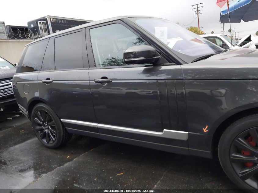 2016 Land Rover Range Rover 5.0L V8 Supercharged VIN: SALGS2EF6GA317764 Lot: 43340380