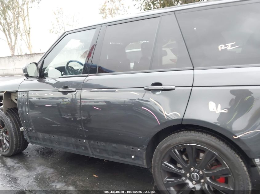 2016 Land Rover Range Rover 5.0L V8 Supercharged VIN: SALGS2EF6GA317764 Lot: 43340380