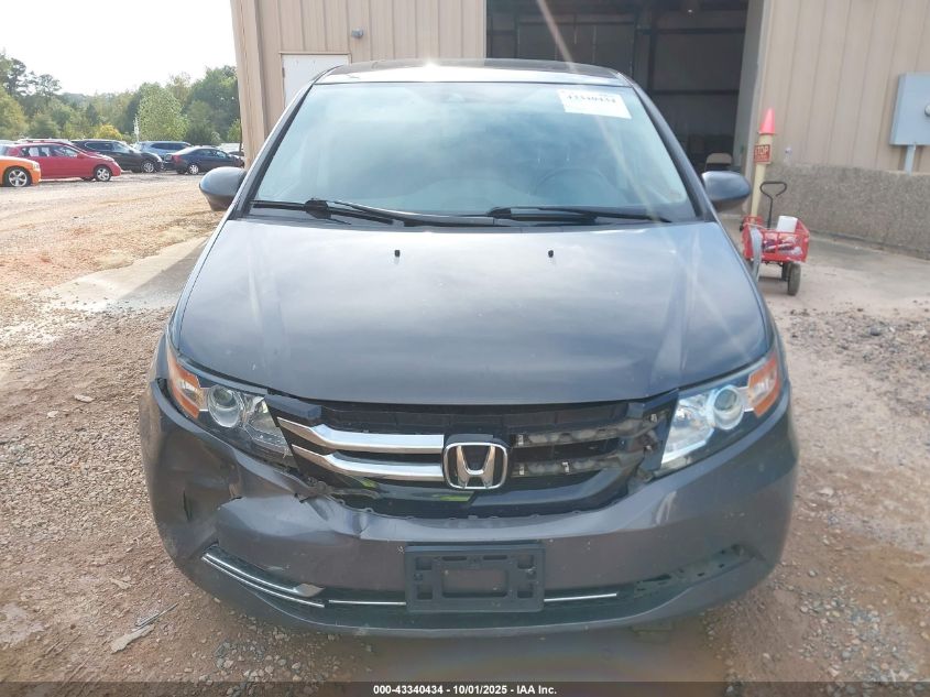 2015 Honda Odyssey Ex-L VIN: 5FNRL5H63FB069487 Lot: 43340434