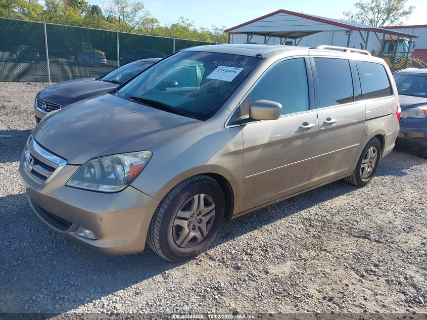 2006 Honda Odyssey Touring gold van gasoline 5FNRL38886B006584 photo #3