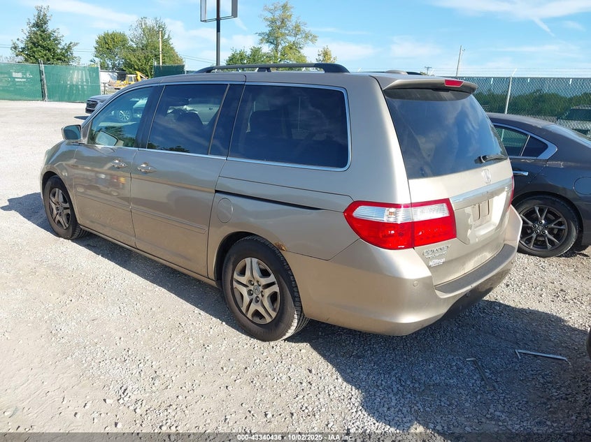 2006 Honda Odyssey Touring gold van gasoline 5FNRL38886B006584 photo #4