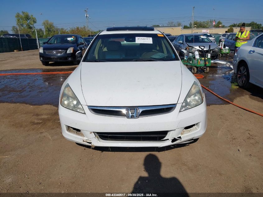 2007 Honda Accord 3.0 Ex VIN: 1HGCM66587A037780 Lot: 43340517