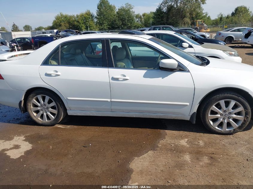 2007 Honda Accord 3.0 Ex VIN: 1HGCM66587A037780 Lot: 43340517