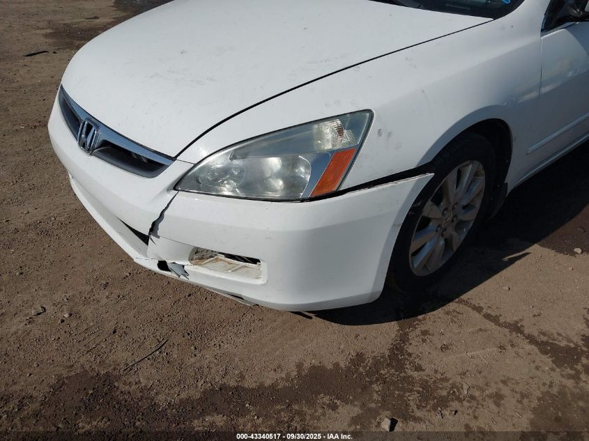 2007 Honda Accord 3.0 Ex VIN: 1HGCM66587A037780 Lot: 43340517
