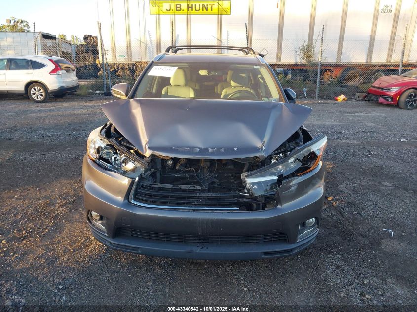 2016 Toyota Highlander Hybrid Limited VIN: 5TDDCRFH6GS017869 Lot: 43340542