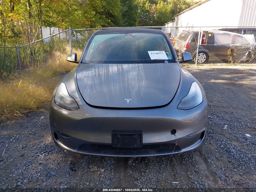 2025 Tesla Model Y Long Range Dual Motor All-Wheel Drive VIN: 7SAYGAEE1SF221655 Lot: 43340557