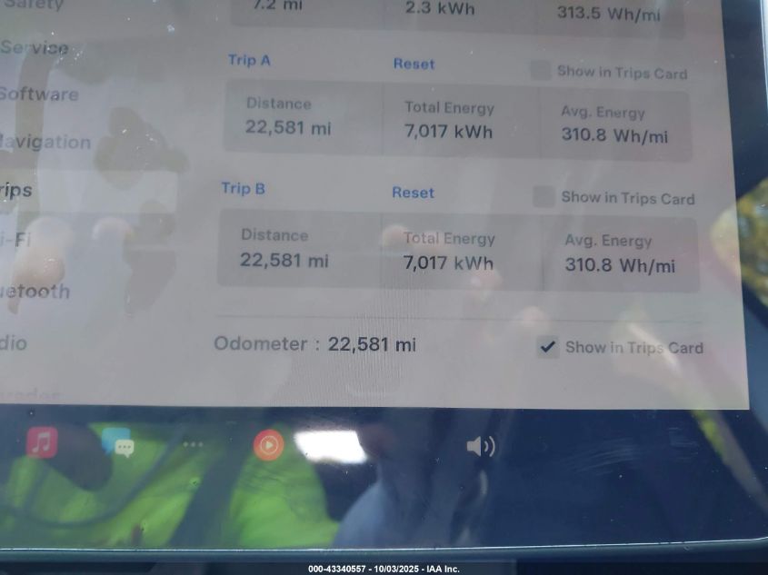 2025 Tesla Model Y Long Range Dual Motor All-Wheel Drive VIN: 7SAYGAEE1SF221655 Lot: 43340557